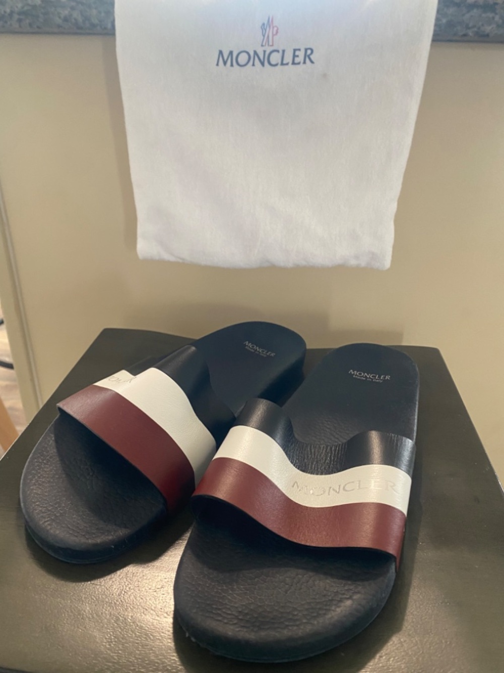 Moncler Men’s Slides - Picture 2 of 4